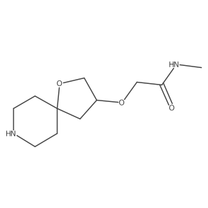 2-(1-Oxa-8-azaspiro[4.5]decan-3-yloxy)-N-methylacetamide Structure