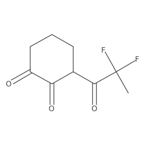 3-(2,2-Difluoropropanoyl)cyclohexane-1,2-dione结构式