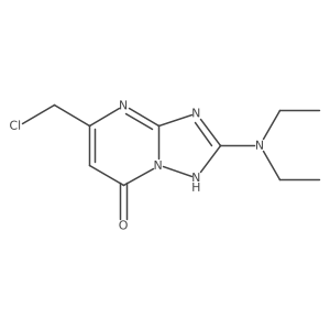 5-(Chloromethyl)-2-(diethylamino)-[1,2,4]triazolo[1,5-a]pyrimidin-7(4H)-one Structure