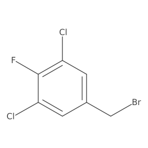 3,5-Dichloro-4-fluorobenzyl bromide结构式