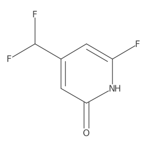 4-(Difluoromethyl)-6-fluoropyridin-2-ol Structure