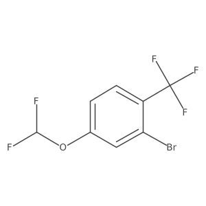 2-Bromo-4-(difluoromethoxy)benzotrifluoride Structure