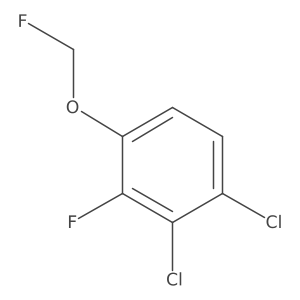 1,2-Dichloro-3-fluoro-4-(fluoromethoxy)benzene Structure