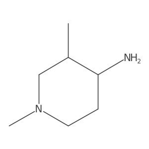 (3S,4R)-1,3-dimethylpiperidin-4-amine Structure