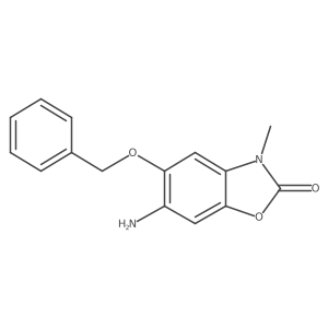 6-Amino-5-(benzyloxy)-3-methyl-2,3-dihydro-1,3-benzoxazol-2-one Structure
