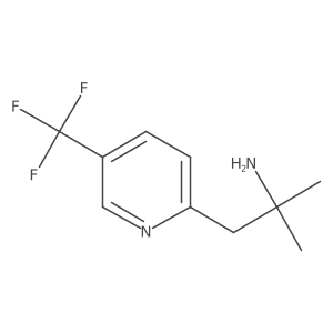 2-Methyl-1-[5-(trifluoromethyl)pyridin-2-yl]propan-2-amine Structure