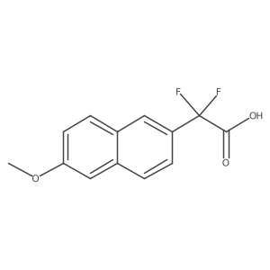 2,2-Difluoro-2-(6-methoxynaphthalen-2-yl)acetic acid结构式