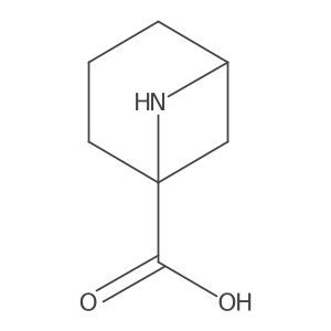 6-Azabicyclo[3.1.1]heptane-1-carboxylic acid结构式