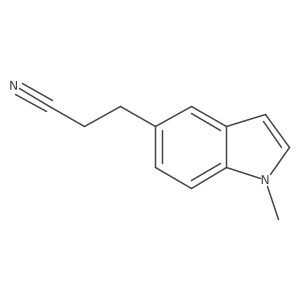 3-(1-methyl-1H-indol-5-yl)propanenitrile Structure