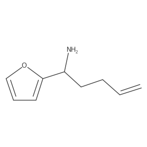 (1S)-1-(furan-2-yl)pent-4-en-1-amine Structure