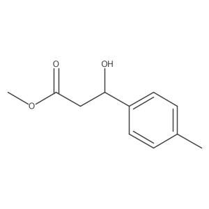 Methyl 3-hydroxy-3-(4-methylphenyl)propanoate结构式