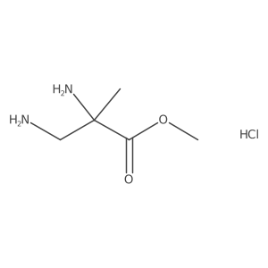 Methyl 2,3-diamino-2-methylpropanoate hydrochloride Structure