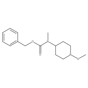 benzyl N-(1-methoxypiperidin-4-yl)-N-methylcarbamate Structure