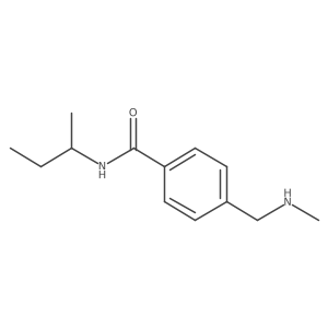 N-(butan-2-yl)-4-[(methylamino)methyl]benzamide Structure