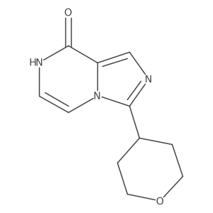 3-(Tetrahydro-2H-pyran-4-yl)imidazo[1,5-a]pyrazin-8(7H)-one结构式