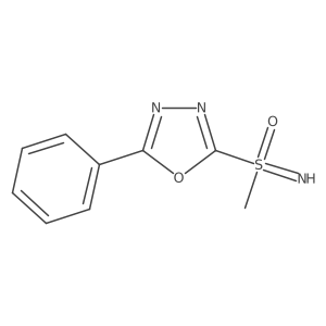 Imino(methyl)(5-phenyl-1,3,4-oxadiazol-2-yl)-lambda6-sulfanone Structure