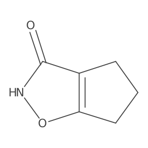 4H,5H,6H-Cyclopenta[d][1,2]oxazol-3-ol结构式