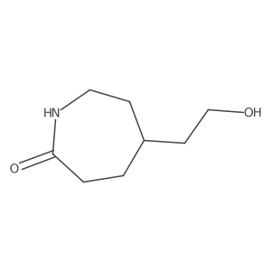 5-(2-Hydroxyethyl)azepan-2-one Structure
