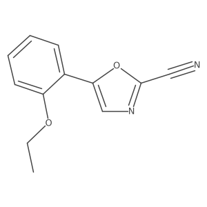 5-(2-Ethoxyphenyl)oxazole-2-carbonitrile Structure