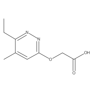 2-[(6-Ethyl-5-methylpyridazin-3-yl)oxy]acetic acid结构式