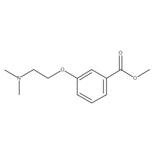 Methyl 3-(2-(dimethylamino)ethoxy)benzoate结构式