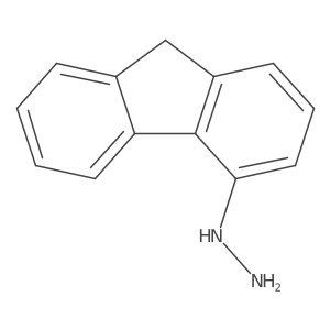 9H-fluoren-4-ylhydrazine结构式