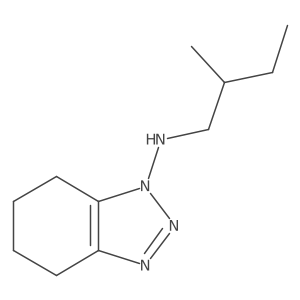 N-(2-methylbutyl)-4,5,6,7-tetrahydro-1H-1,2,3-benzotriazol-1-amine结构式