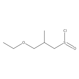 3-Ethoxy-2-methylpropane-1-sulfinyl chloride结构式