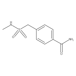 4-[(Methylsulfamoyl)methyl]benzamide结构式