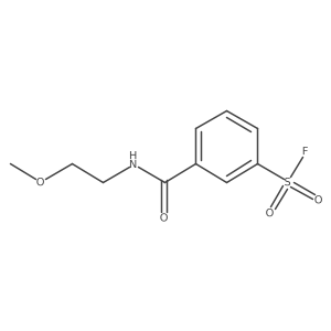 3-[(2-Methoxyethyl)carbamoyl]benzene-1-sulfonyl fluoride结构式