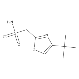 (4-Tert-butyl-1,3-oxazol-2-yl)methanesulfonamide结构式