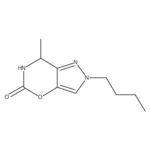 2-butyl-7-methyl-2H,5H,6H,7H-pyrazolo[3,4-e][1,3]oxazin-5-one Structure