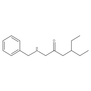 1-(Benzylamino)-4-ethylhexan-2-one结构式