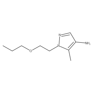 5-methyl-1-(2-propoxyethyl)-1H-pyrazol-4-amine Structure