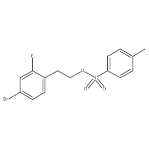 2-(4-Bromo-2-fluorophenyl)ethyl 4-methylbenzene-1-sulfonate Structure