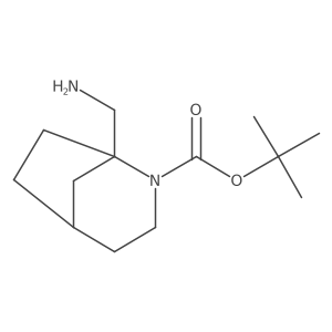 Tert-butyl 1-(aminomethyl)-2-azabicyclo[3.2.1]octane-2-carboxylate Structure
