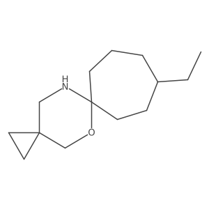 9-Ethyl-5-oxa-13-azadispiro[2.2.6^{6}.2^{3}]tetradecane Structure