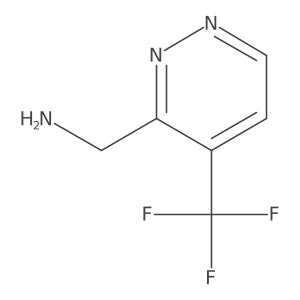 [4-(Trifluoromethyl)pyridazin-3-yl]methanamine Structure