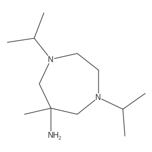 6-Methyl-1,4-bis(propan-2-yl)-1,4-diazepan-6-amine Structure