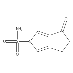 4-Oxo-5,6-dihydrocyclopenta[c]pyrrole-2(4H)-sulfonamide Structure