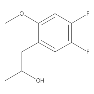 (2S)-1-(4,5-difluoro-2-methoxyphenyl)propan-2-ol Structure