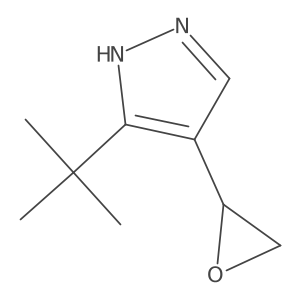 3-tert-butyl-4-[(2R)-oxiran-2-yl]-1H-pyrazole Structure