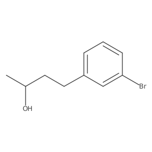(2S)-4-(3-bromophenyl)butan-2-ol结构式