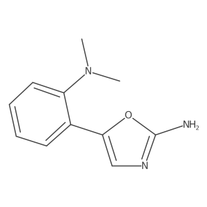 5-[2-(Dimethylamino)phenyl]-1,3-oxazol-2-amine Structure