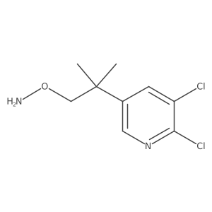 O-[2-(5,6-dichloropyridin-3-yl)-2-methylpropyl]hydroxylamine Structure