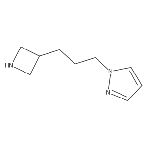 1-[3-(azetidin-3-yl)propyl]-1H-pyrazole Structure