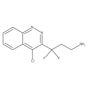 3-(4-Chlorocinnolin-3-yl)-3,3-difluoropropan-1-amine Structure