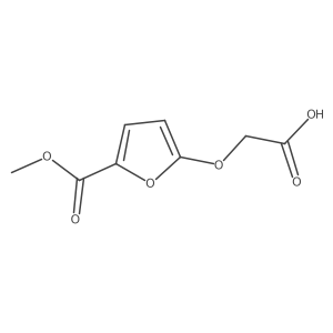 2-{[5-(Methoxycarbonyl)furan-2-yl]oxy}acetic acid Structure