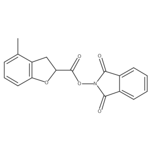 1,3-dioxo-2,3-dihydro-1H-isoindol-2-yl 4-methyl-2,3-dihydro-1-benzofuran-2-carboxylate结构式
