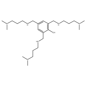 Phenol, 2,4,6-tris(((3-(dimethylamino)propyl)amino)methyl)-结构式